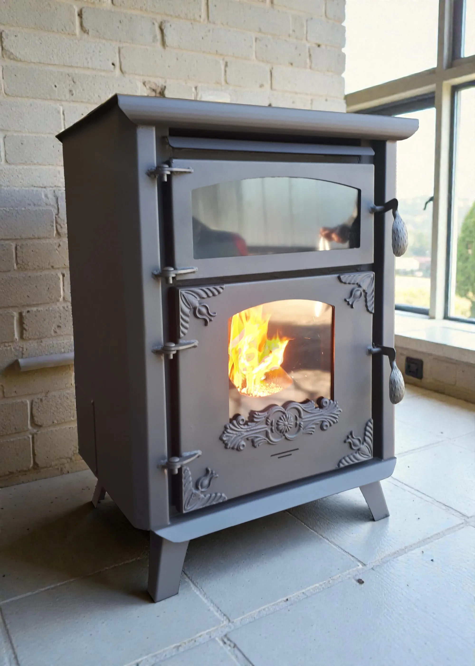FANLI BUYUK FIRINLI PELET SOBASI EKO MAKSI F 24 KW